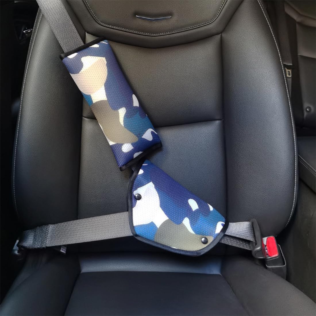 2 Pezzi Protezione Cintura Di Sicurezza Per Bambini - Imbottita Per Auto E Seggiolini - Foto 6