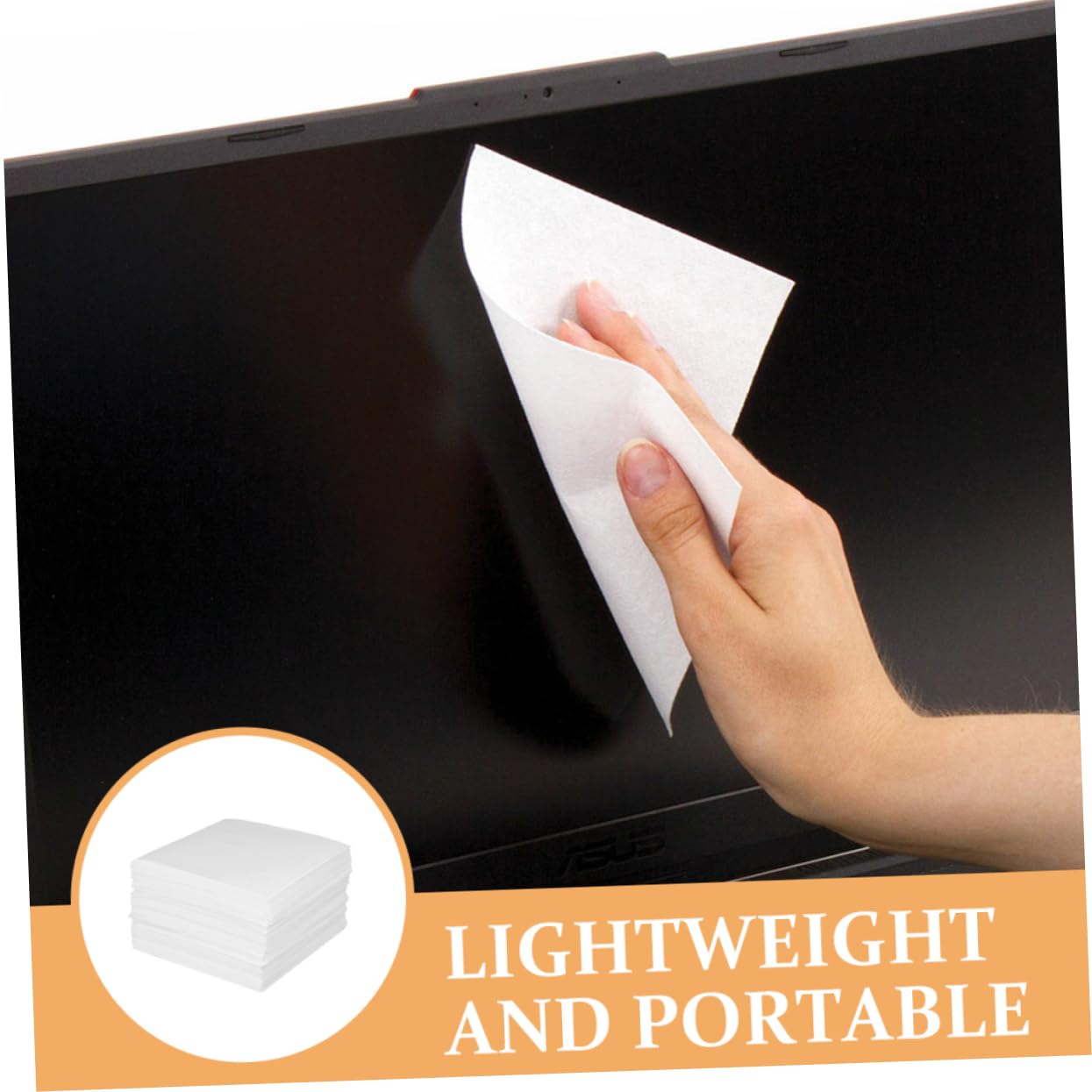 Zerodeko 3 Series De Papel Sin Polvo Computadora Portátil Limpiar Hilas Desmaquillantes Papel De Limpieza De Lentes De Limpieza De Lentes 1200 Piezas*3