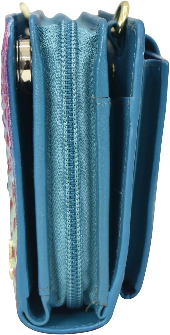 Anuschka Women's Hand-Painted Genuine Leather RFID Blocking Organizer Wallet - Image 7