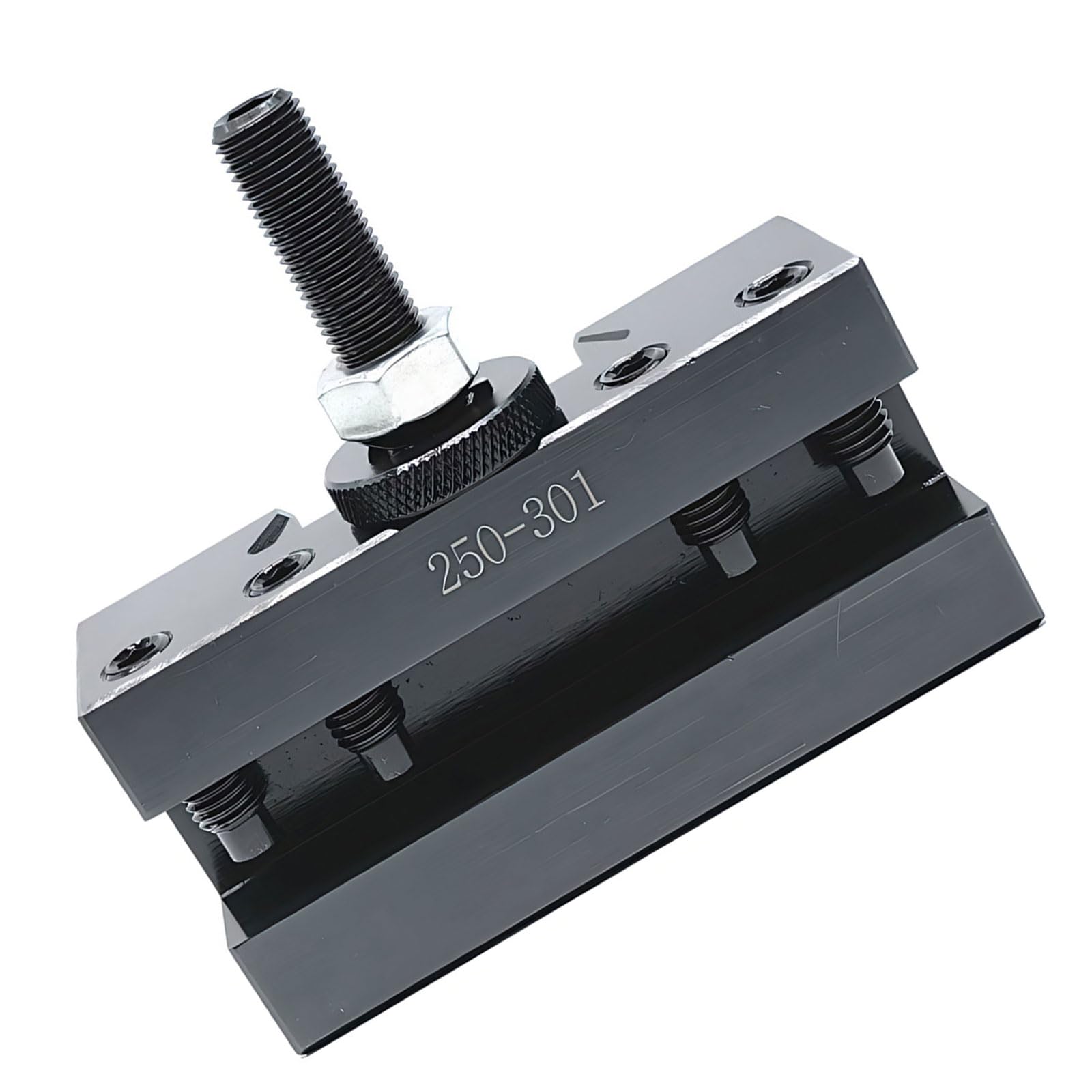 Hardened Steel Lathe Tool Post 250 301 for 13-18 Inch Swing Stability Accuracy Lathe Tool Holder