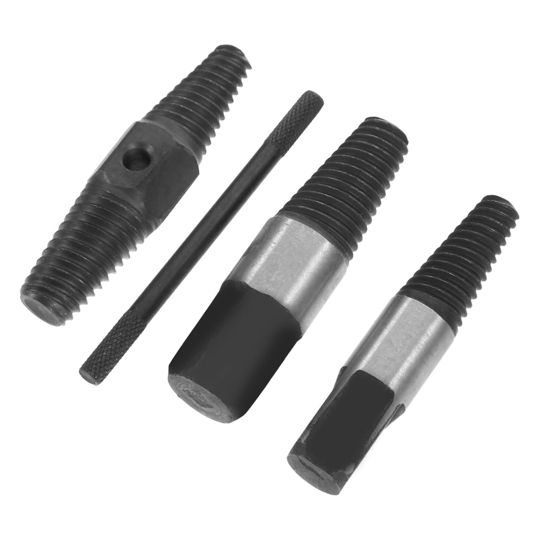 SEWOART 4-piece Metal Screw Remover Set Broken Wire Extractor Metal Broken Bolt Remover