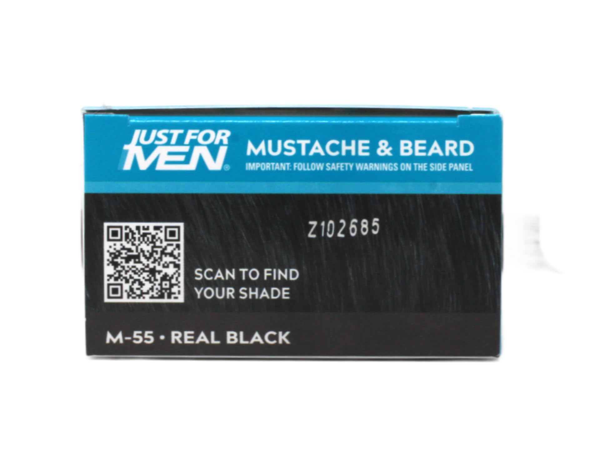 Just for Men Solo per gli uomini di colore del gel di baffi e barba M-55 nera reale 1 Ogni (confezione da 12)
