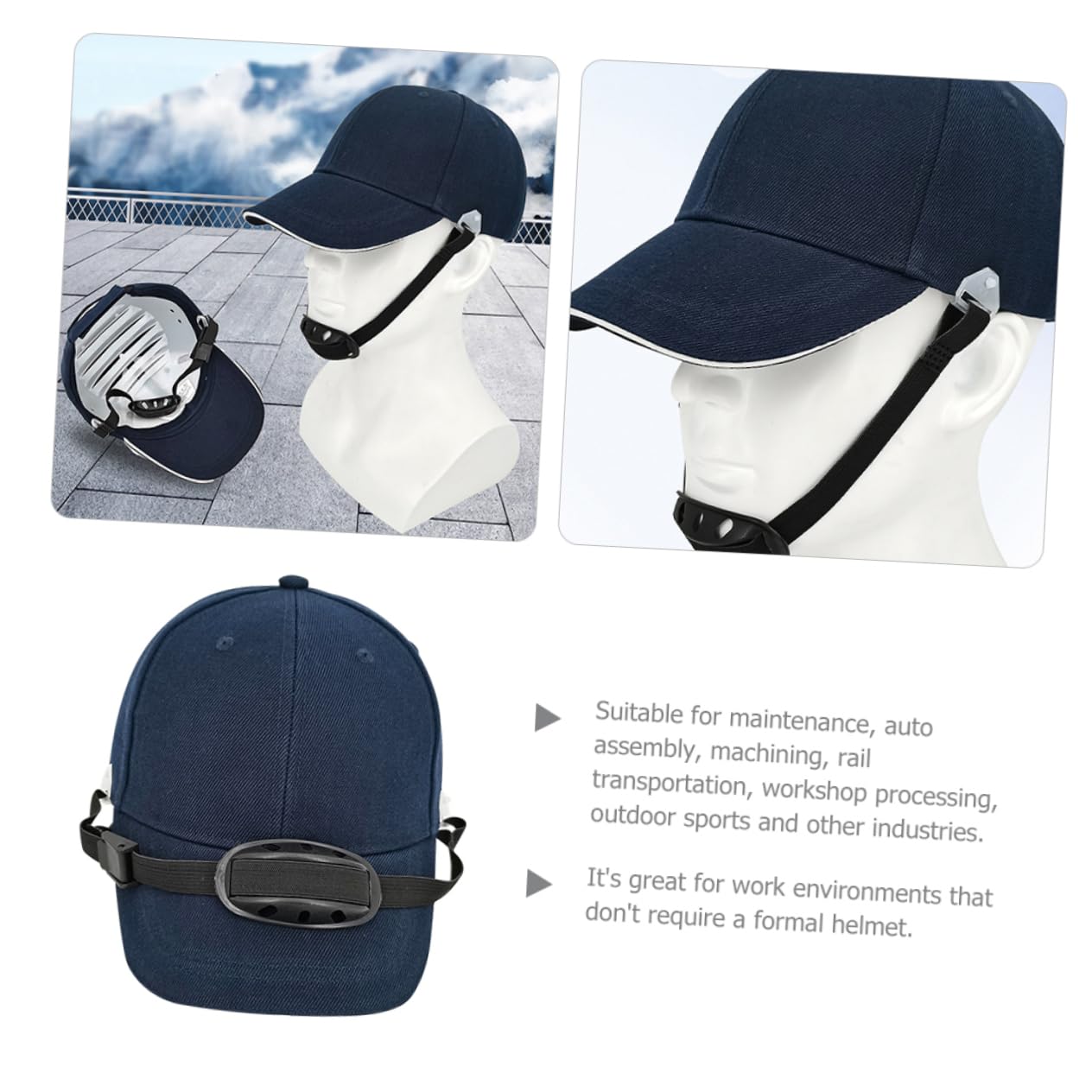 Sosoport Berretto da Corsa Casco Cappello Inserto per Cappello Fodera per Cappello Rinfrescante Superiore Clip del Cappello Cappellini da Baseball per Uomo Addominali