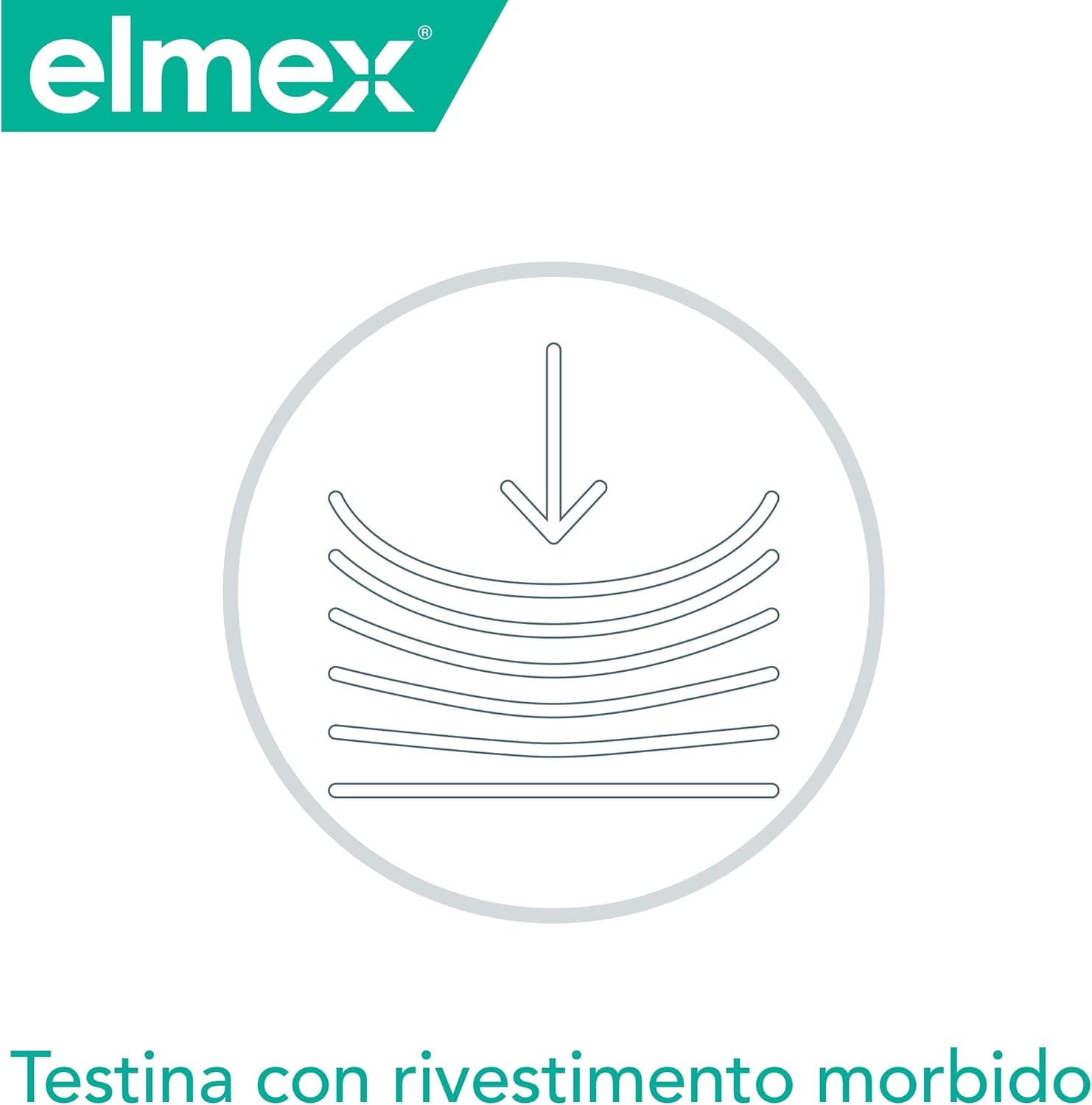 Elmex Spazzolino Sensitive per Denti Sensibili Setole Morbide Manico Ergonomico