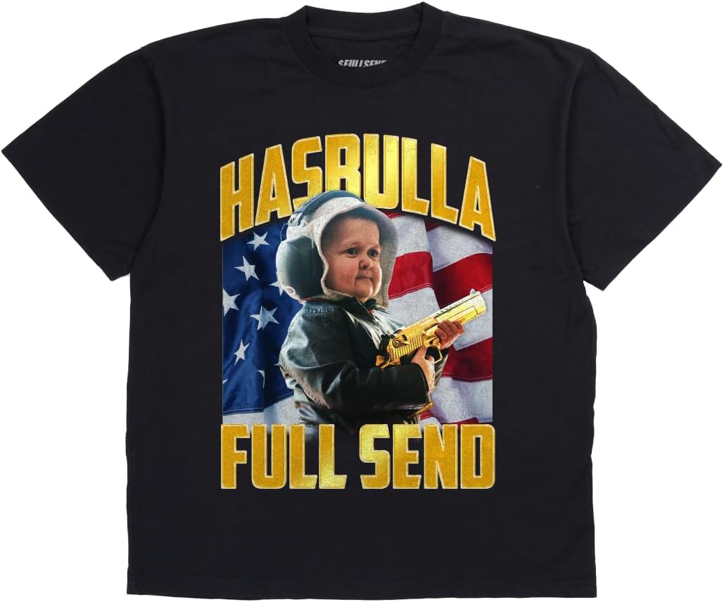 Hasbulla USA Eagle Black T-Shirt