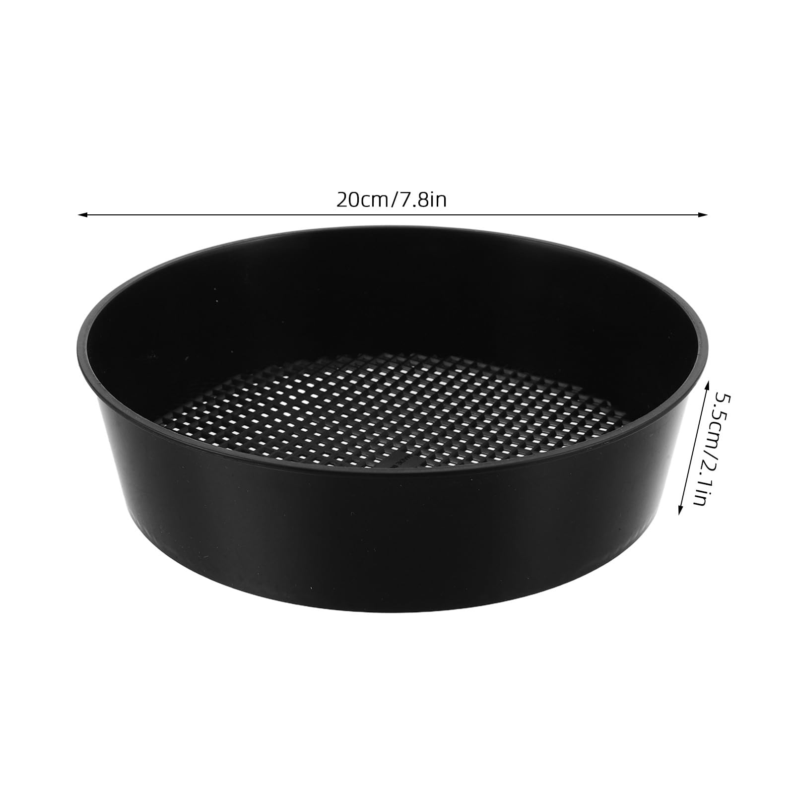 Lurrose Lot de 6 Tamis à terreau pour bonsaï : Tamis de Jardin à Mailles de 20 cm (8 Pouces) – Filtre à terreau – à Mailles de 5 mm pour Le rempotage de bonsaïs, Le semis, Le lombricompost et
