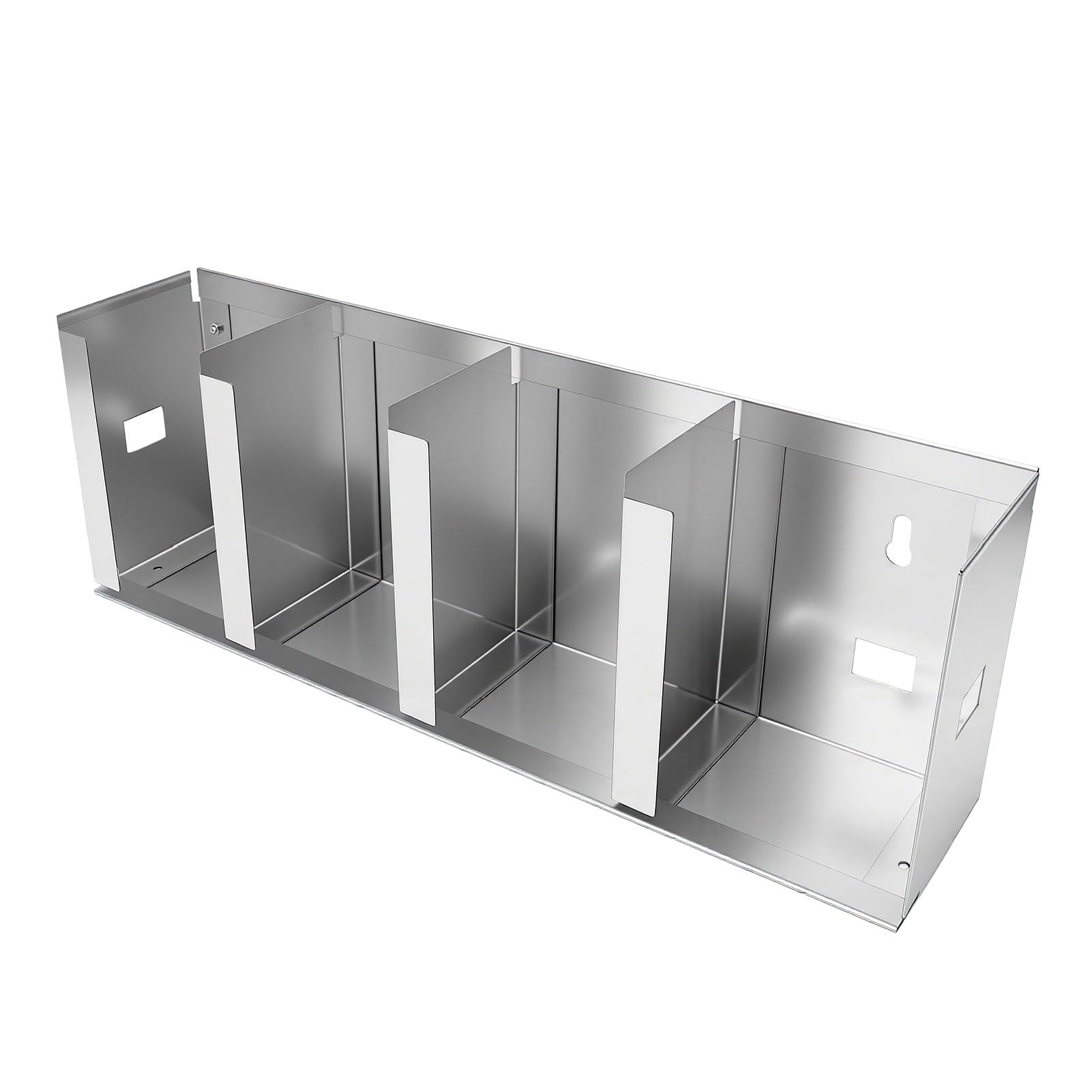 Deckelhalter aus Edelstahl, Tassen Deckel Organizer mit (4 | Hergestellt aus 304-Edelstahl, Passend für Küche, Deckel, Leicht zu Reinigen