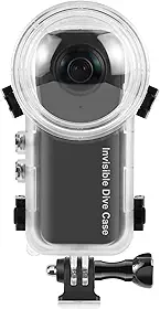 PULUZ Caixa Estanque para Mergulho de 50 M/164 Pés para Insta360 X4, Acessórios, Capa Protetora Subaquática Em Policarbonato, Estojo À Prova D'Água para Câmeras de Fotografia Subaquática Insta360 X4.