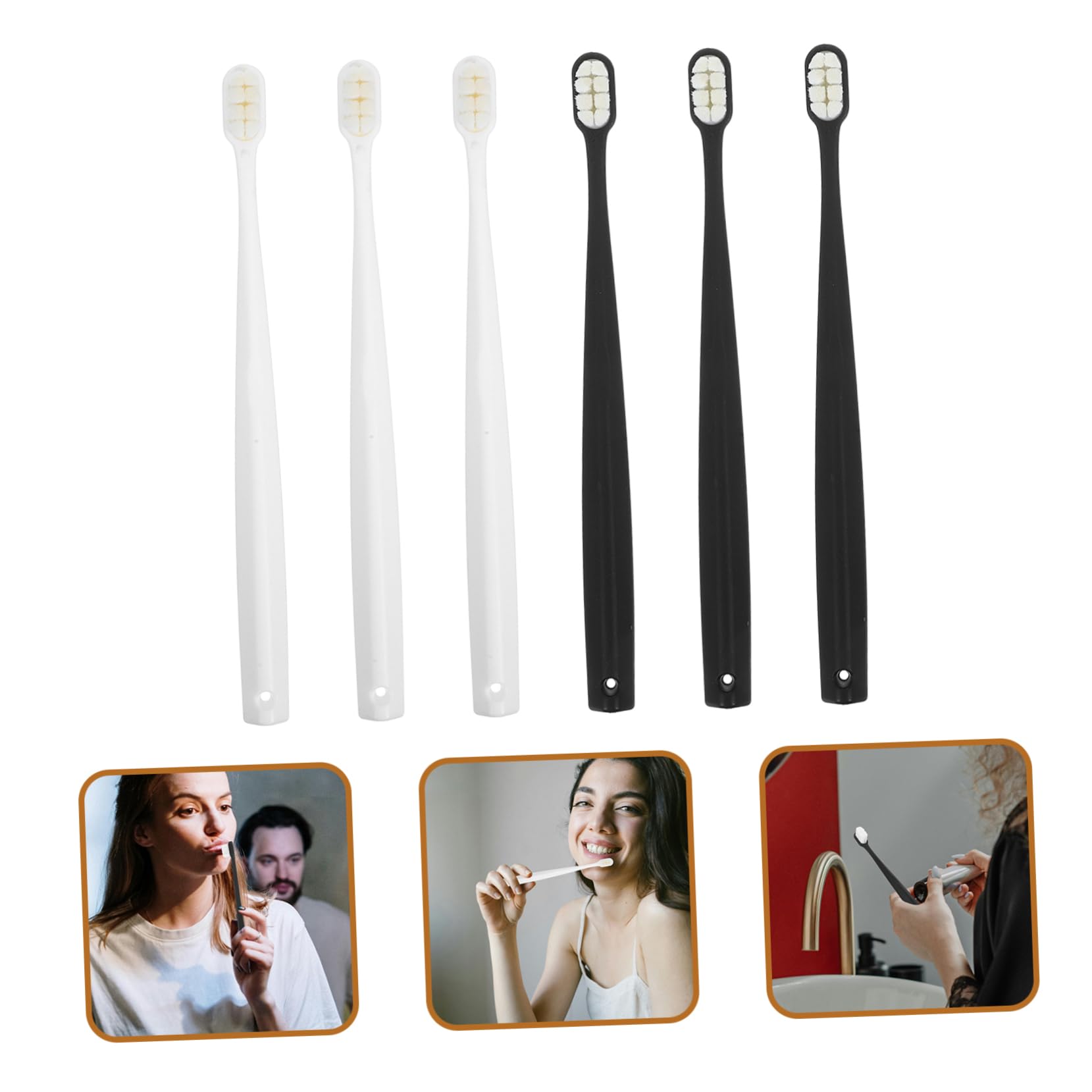 BESTYASH 30piezas Cepillos De Dientes Para Mujeres y Juego Para Limpieza Bucal Para y Cerdas Para Encías Sensibles