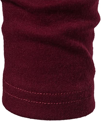 Miniatura 6 de Camisa para Hombre Casual Manga Larga Alta Elasticidad Regular Camiseta Cuello Alto Botton Down Tops Ligera