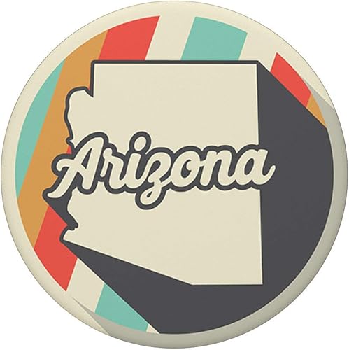 Miniatura 3 de Cultura de Pop Arizona State hogar Retro 70s Vintage az Rainbow popsockets soporte para Smartphones y Tablets