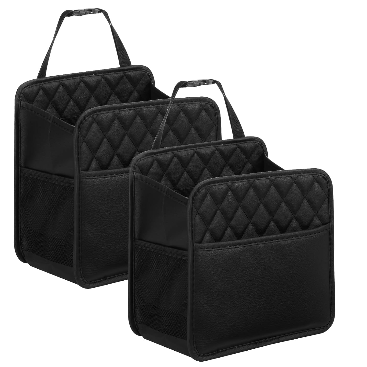 Car Seat Back Organizer Large Hanging Car Organizer Backseat Leather Front & Backseat Multifunctional Waterproof Car Organizers and Storage Back Seat-image-33