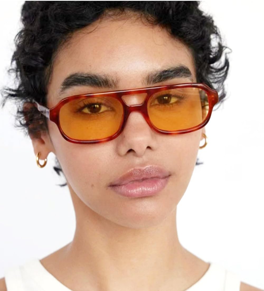 Retro Vintage quadratische 70er Jahre Sonnenbrille für Damen und Herren, modische rechteckige Sonnenbrille BS1700