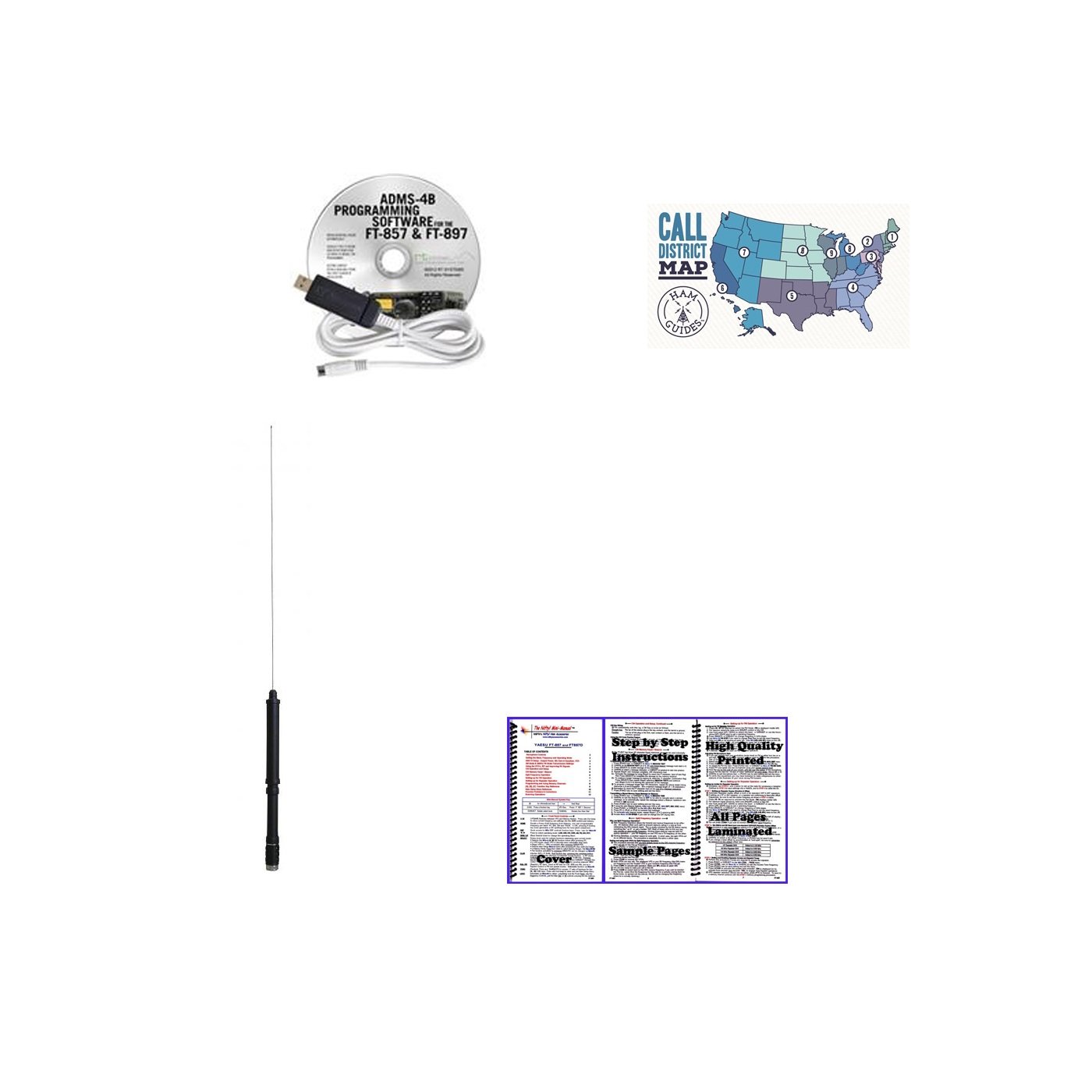 Amazon.com: Yaesu FT-857D Accessory Pack Bundle -ADMS-4B