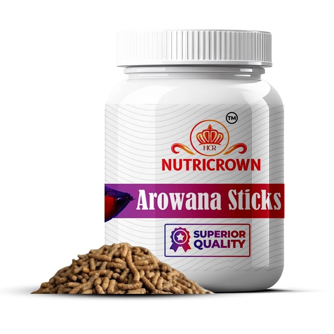 Nutricrown Arowana Sticks Floating Fish Food – 45% Protein – Stimulates Natural Colour & Growth Improves Digestive System Regulates Metabolism Active & Dynamic Longevity (50 GRMS) (B0CT5W6WF1) Amazon Price History, Amazon Price Tracker
