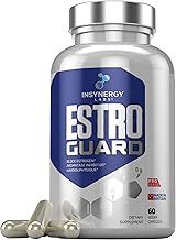 Estro Guard Estrogen Blocker for Men (Highest Dosage) Anti Estrogen Tablets PCT Supplements | Muscle Building Supplements, Aromatase Inhibitor, Indole 3 Carbinol Stinging Nettle 60 Vegan Capsules