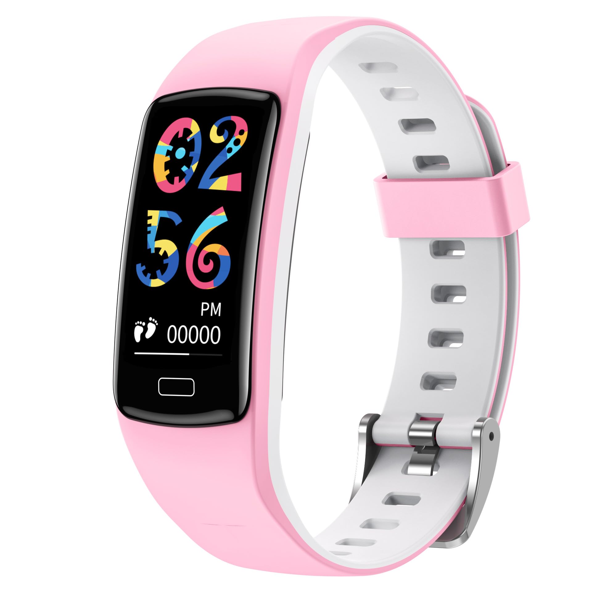 Reloj Inteligente Niños Smartwatch con Deportivo: 0.96" TFT Pantalla Táctil Smart Watch Niña Impermeable IP67 Smartwatch Chico con SpO2 Presión Arterial Sueño Monitorización 90mAh para Android iOS