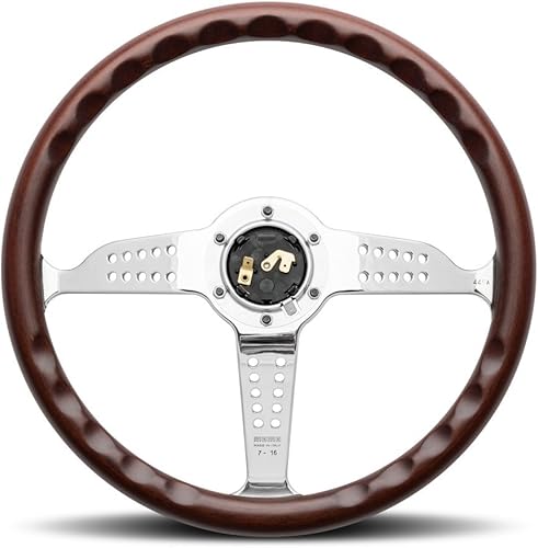 Miniatura 2 de MOMO Motorsport Super Grand Prix - Volante de madera de caoba, radio pulida 13.780 in - GRA35WD0P