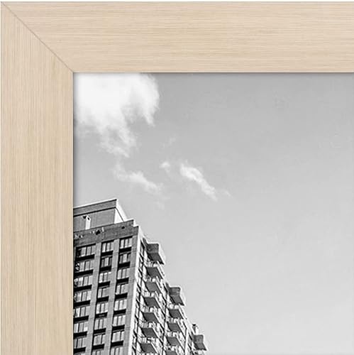 Vista 164 de Americanflat - Marco para póster de 71 x 74 cm con plexiglás pulido, portarretratos negro de madera industrializada, Epic Collection, marco ancho