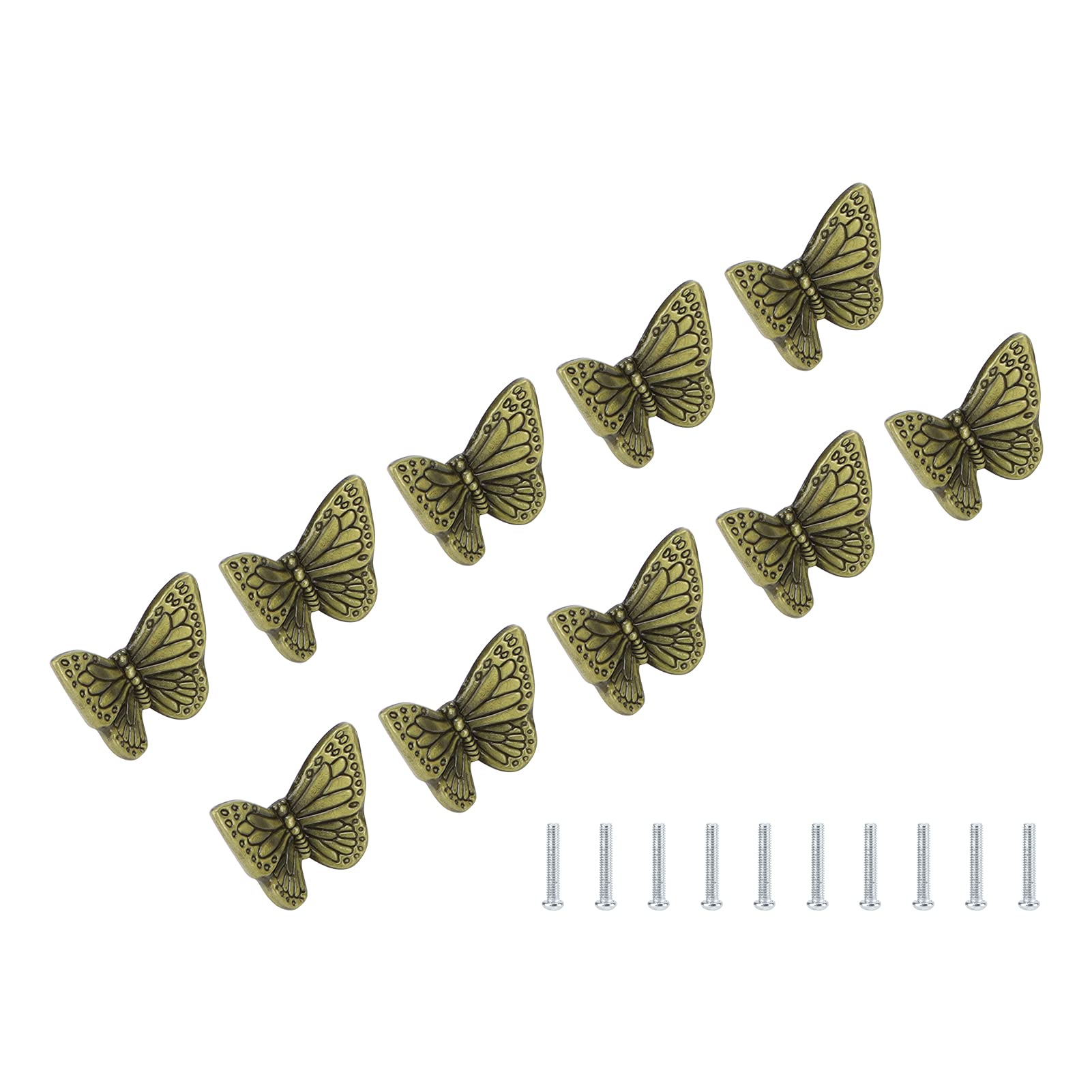 Poignées d'armoire robustes en alliage de zinc premium style papillon