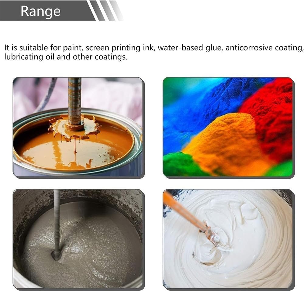 Mezclador de pintura neumático de 5 galones, agitador industrial de acero inoxidable de 2600 RPM para pintura, tinte y mezcla química, agitador a prueba de explosiones