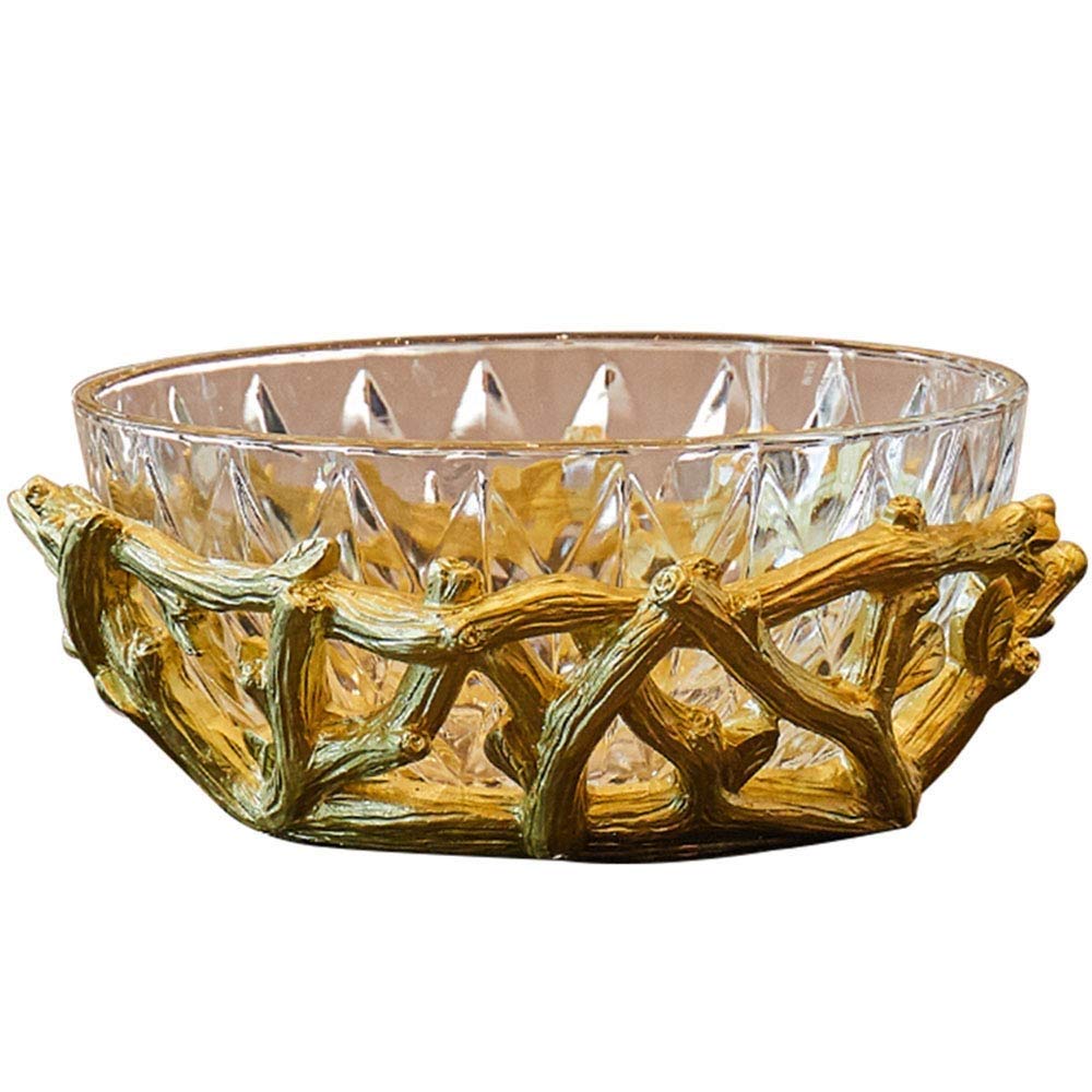 Amazon.co.jp: CUJUX 大型クリスタルガラスフルーツ皿ヨーロッパ