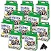 HeroFiber Instax Wide Instant Film 10 Pack (10 x 20) Total of 200 Photo Sheets - Compatible with FujiFilm Instax Wide 300, 210 and 200 Instant Cameras