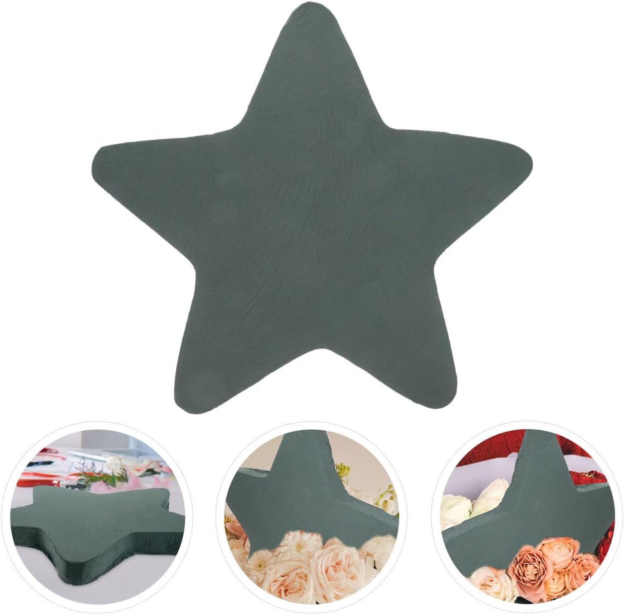 ARTIBETTER Star Shaped Floral Foam Block Wet Floral Foam Base for Artificial Flower Arrangement Flower Shop Accessory DIY Arranging Supplies 16.33 X 16.14 X 1.37 in 1 Pack