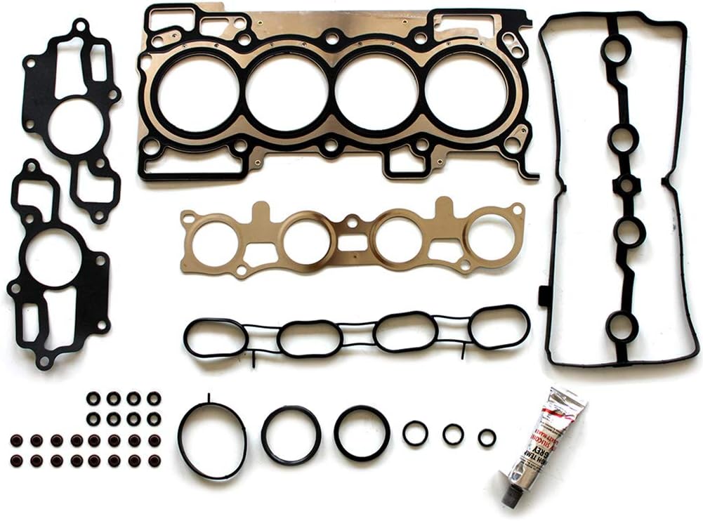 ECCPP Engine Replacement Head Gasket Set for 07-12 N-iss-an Sentra Versa Cube 1.8L 2.0L MR18DE MR20DE Engine Head Gaskets Kit