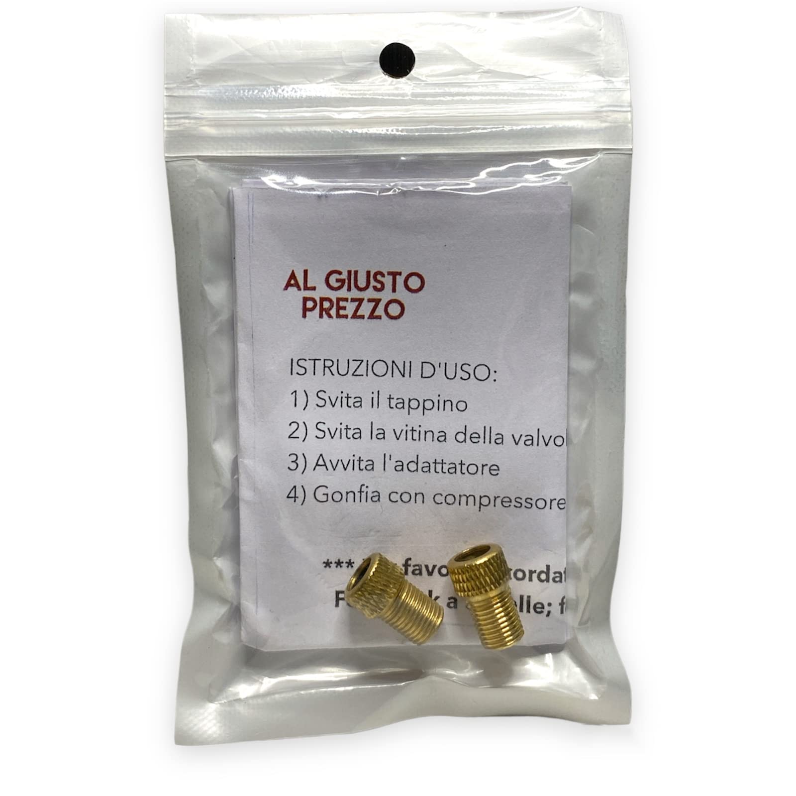 Adattatore Per Gonfiare Bici Adattatore Valvole Presta/Schrader