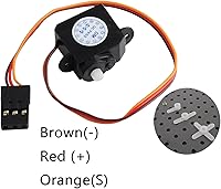 Vista 3 de 0.07 oz RC Micro servo 0.07 oz sub mini servo 180 grados DM-S0020 4.8V-6V para RC Hobby piezas (2PCS)