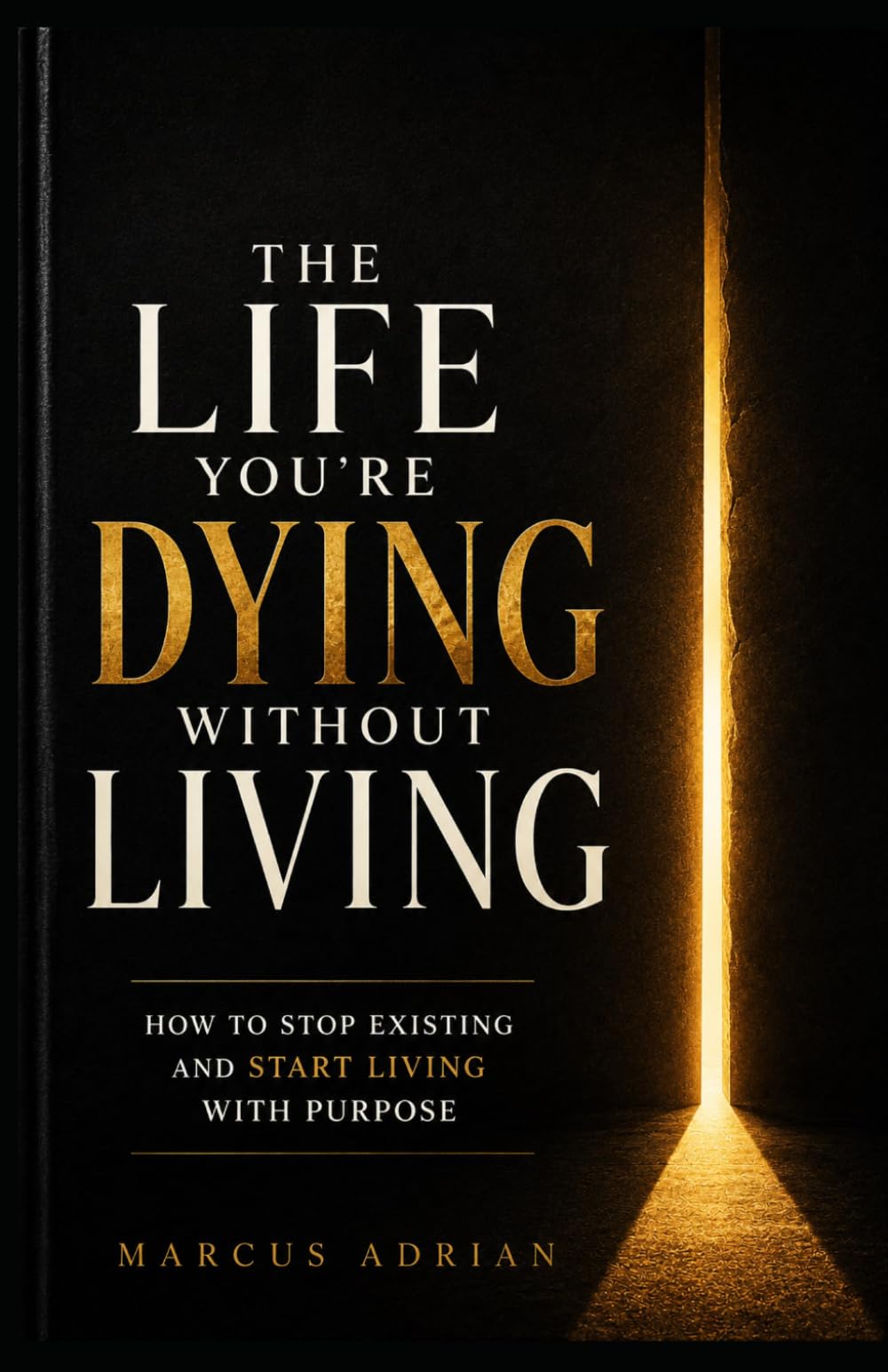 The Life You're Dying Without Living: How to Stop Existing and Start Living with Purpose