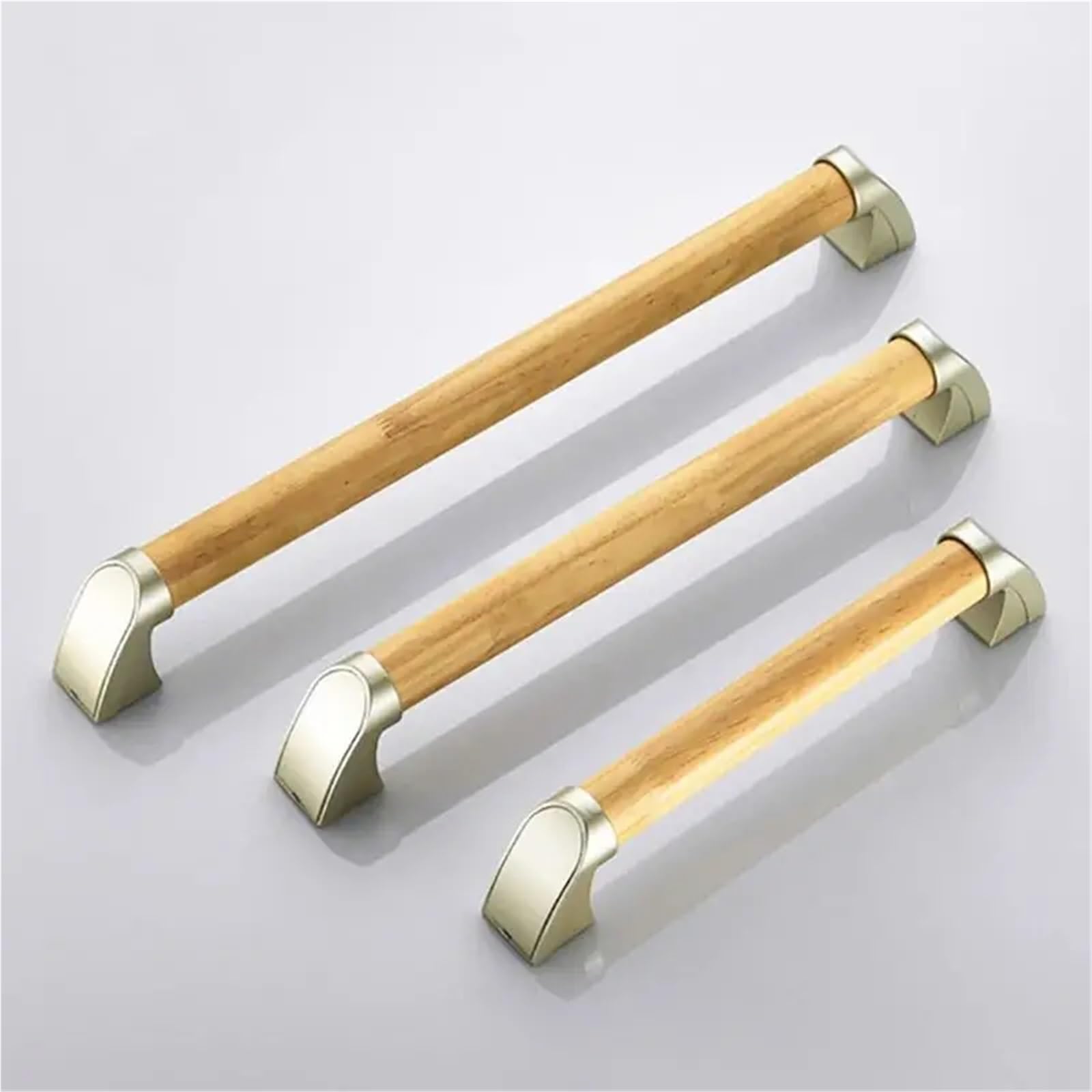 Barras de Apoyo para baños Barra de Apoyo para Ducha, Barra de Apoyo de Madera para baño, Barra de Equilibrio para baño, pasamanos de Seguridad para Personas Mayores(44cm)