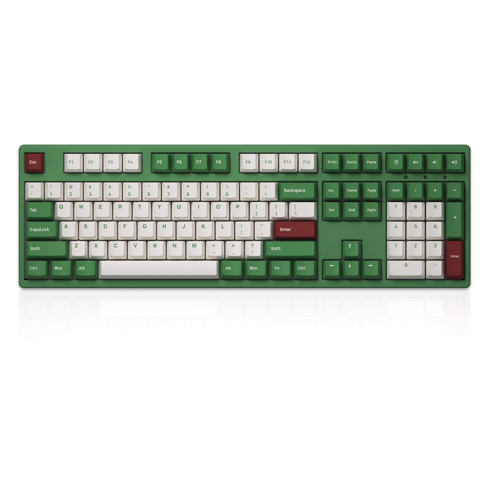 Buy Akko 108Key Full Size Wired Mechanical Gaming Keyboard, Matcha Red