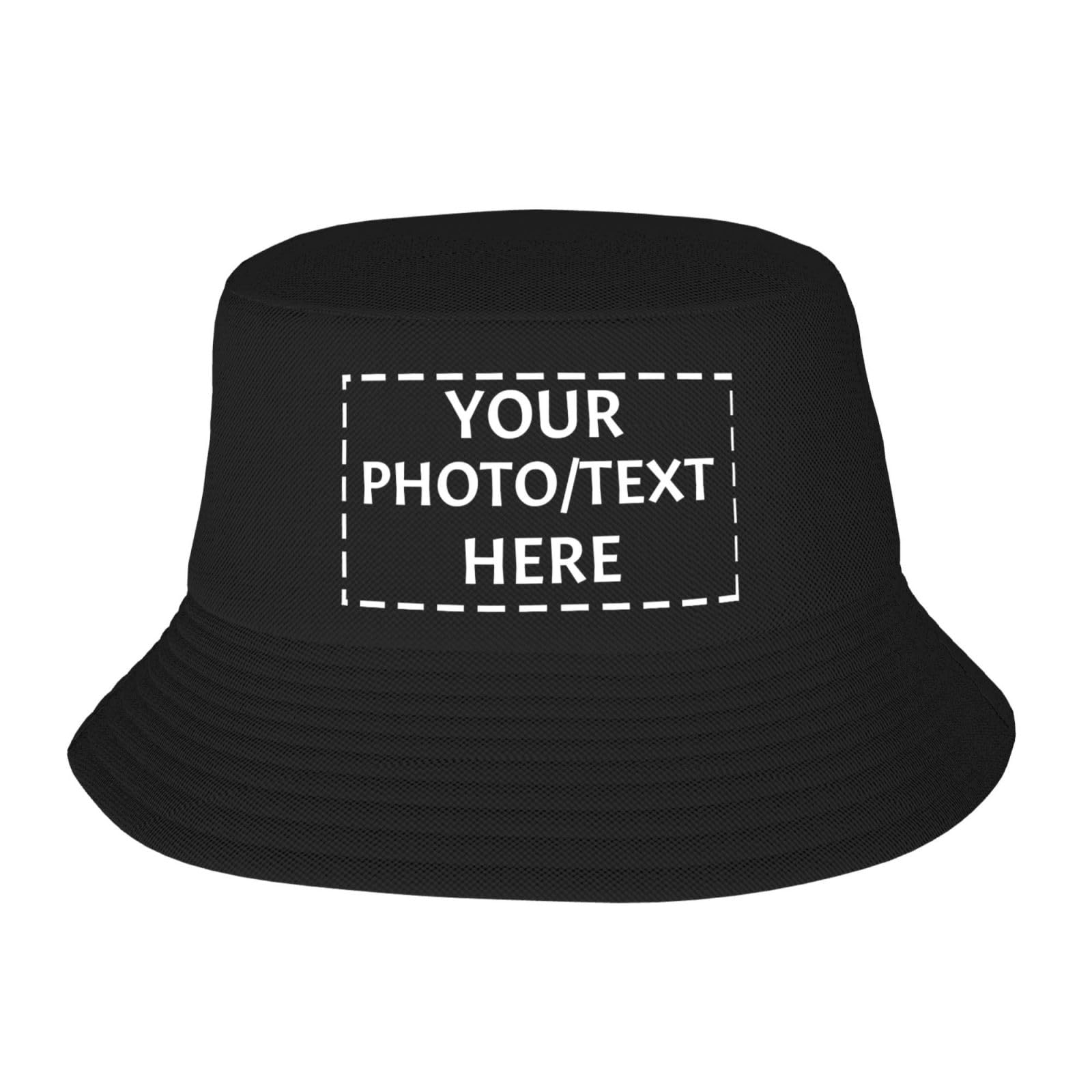 Melbrakin Sombrero personalizado Diseña tu propio,Sombreros personalizados para hombres y mujeres,Sombrero personalizado ajustable con foto/texto Gorra de béisbol unisex Gorras de camionero Sombreros de papá