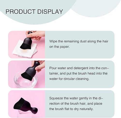 Miniatura 6 de Crynod 1 cepillo de limpieza de automóvil, 1.7 pulgadas x 3.8 pulgadas, herramienta de limpieza universal de fibra suave para detalles, cepillo de