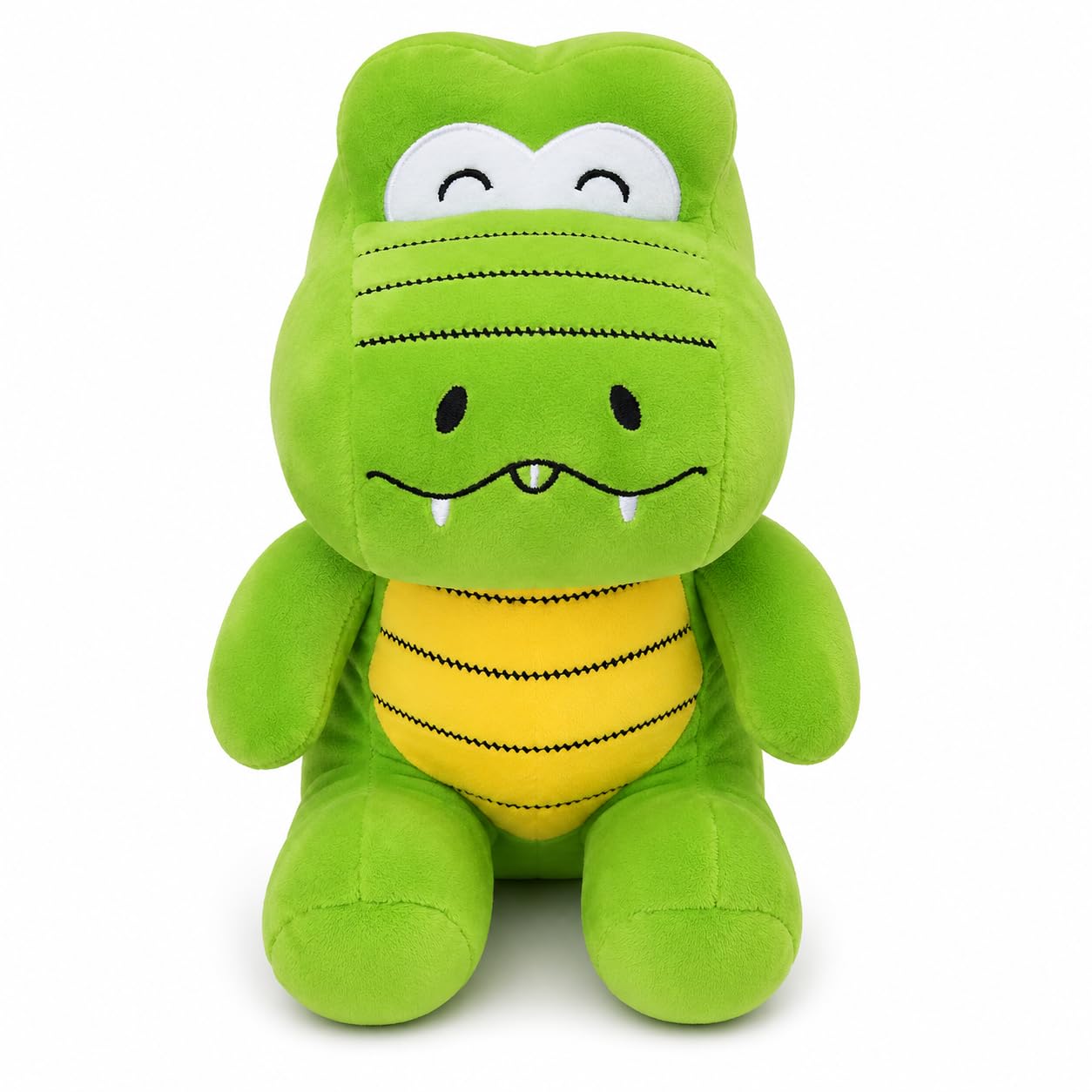 Crocodile Plush Soft Toy for Kids 28 cm | Cute Green Stuffed Animal with Soft Fabric | Washable Plush Toy | Birthday Gift for Boys & Girls-image-16