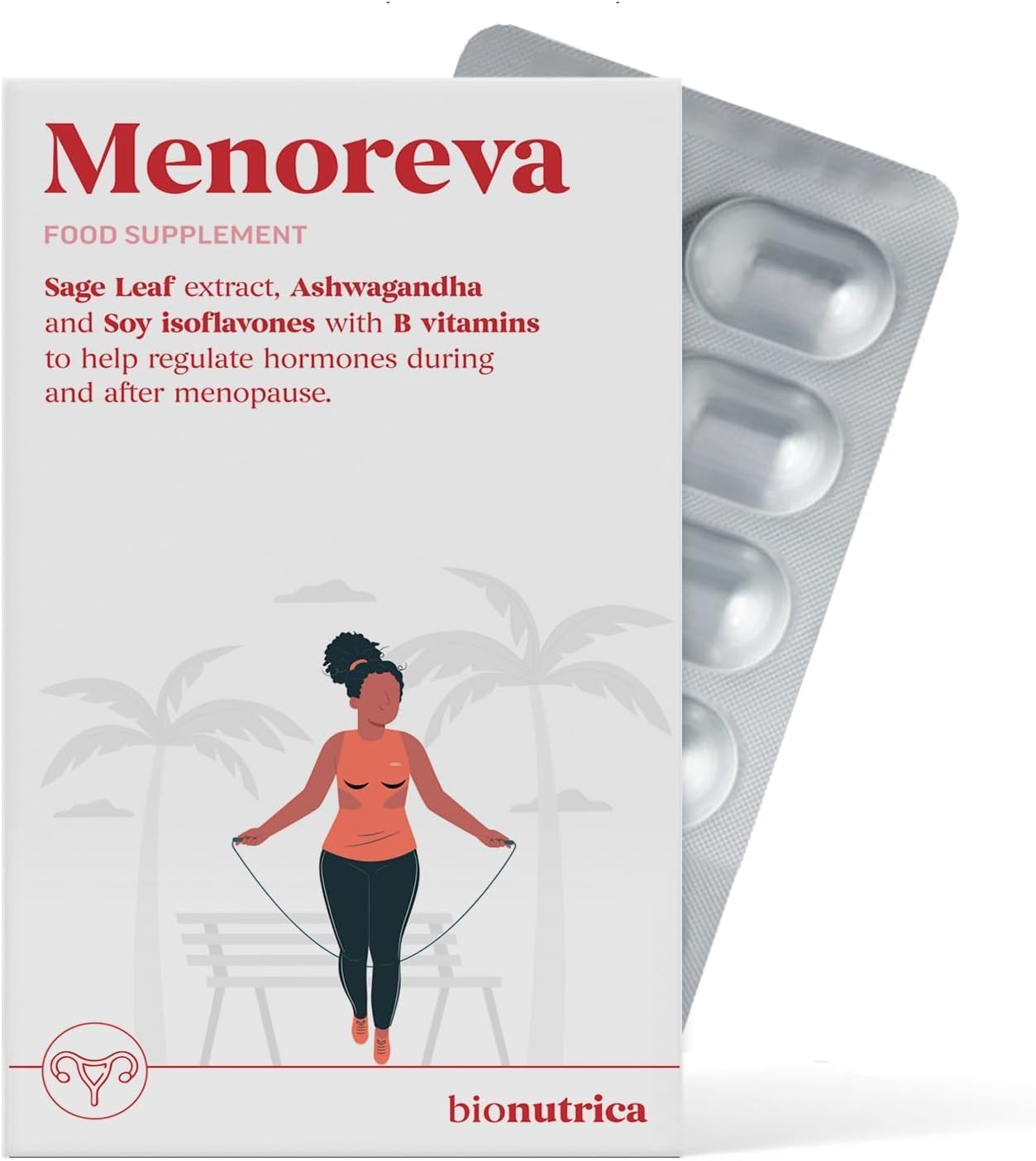 Menopause Support Supplement for Women – Hormone Balance, Energy & Mood Booster, Hot Flush & Night Sweat Relief – Pack of 2 (120-Day Supply) – Non-GMO, GMP Certified