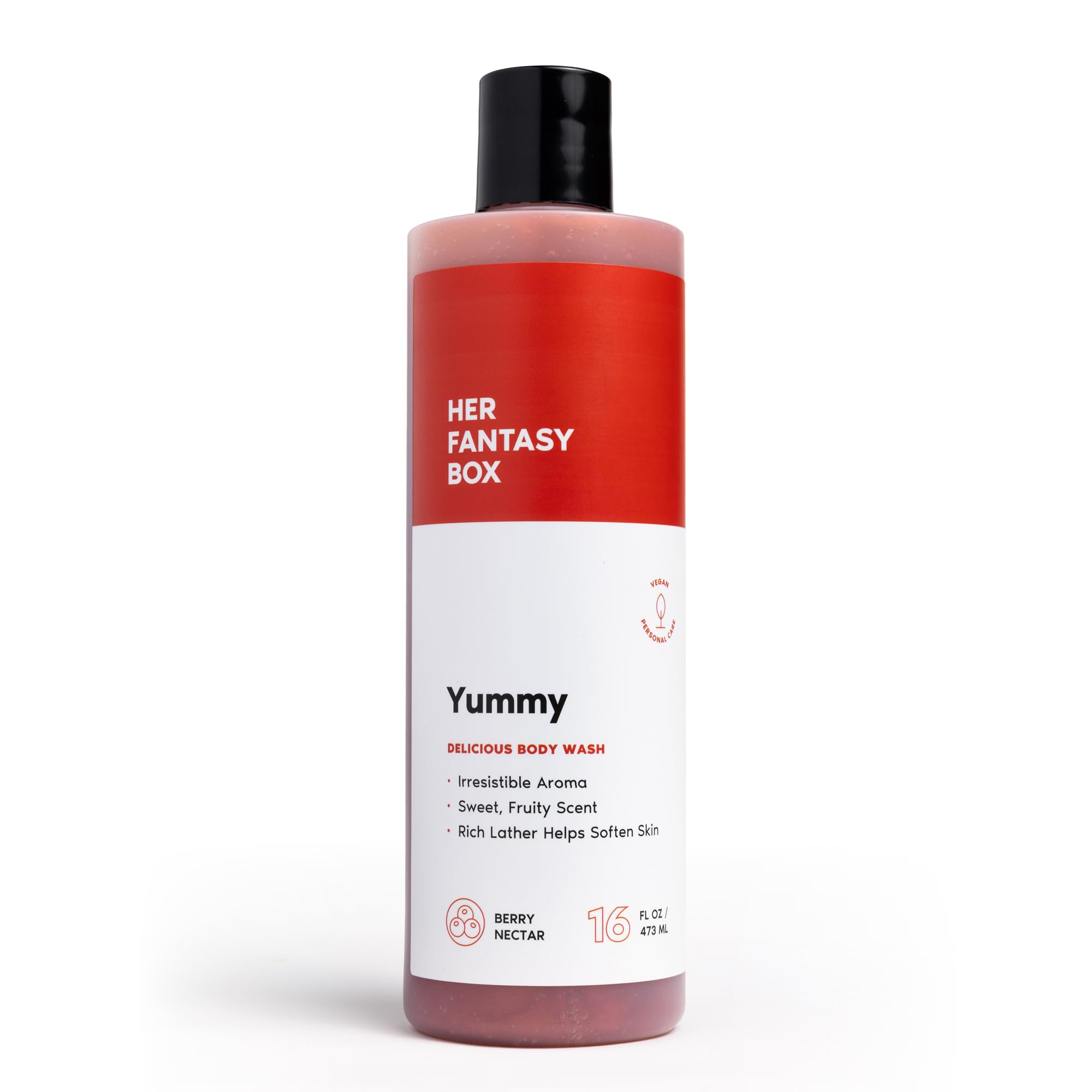Her Fantasy Box Yummy | Body Wash - Indulgent, Luxurious Body Wash for Deep Cleansing, Moisturizing, and Nourishing Skin - Refreshing Scent for All