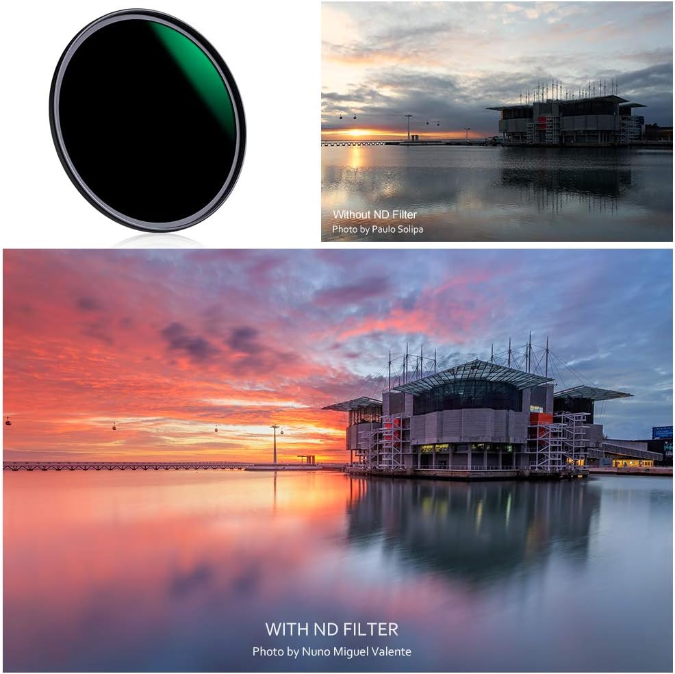 50% оƒƒ Dіѕсоunt K&F Concept 82mm Lens Filter Kit Neutral Density ND8 ND64 CPL Circular Polarizer Filter Set with 24 Multi-Layer Coatings for Camera Lens