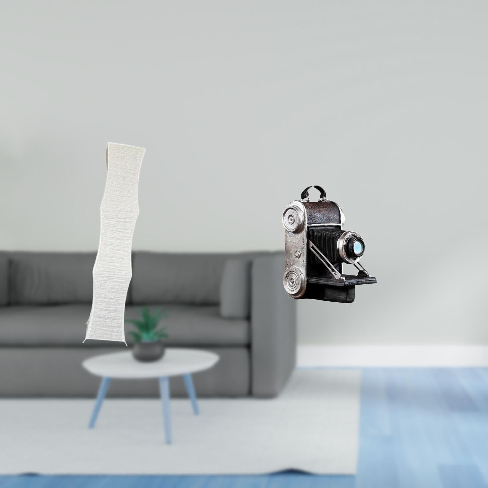 Enakshi® Living Room Paper Floor Lamp Shade with Camera Statue Model Resin Ornament Unique Decorative Prop for Cabinets and Family Bar|Home & Garden | Lamps, Lighting & Ceiling Fans | Lamp Shades-image-14