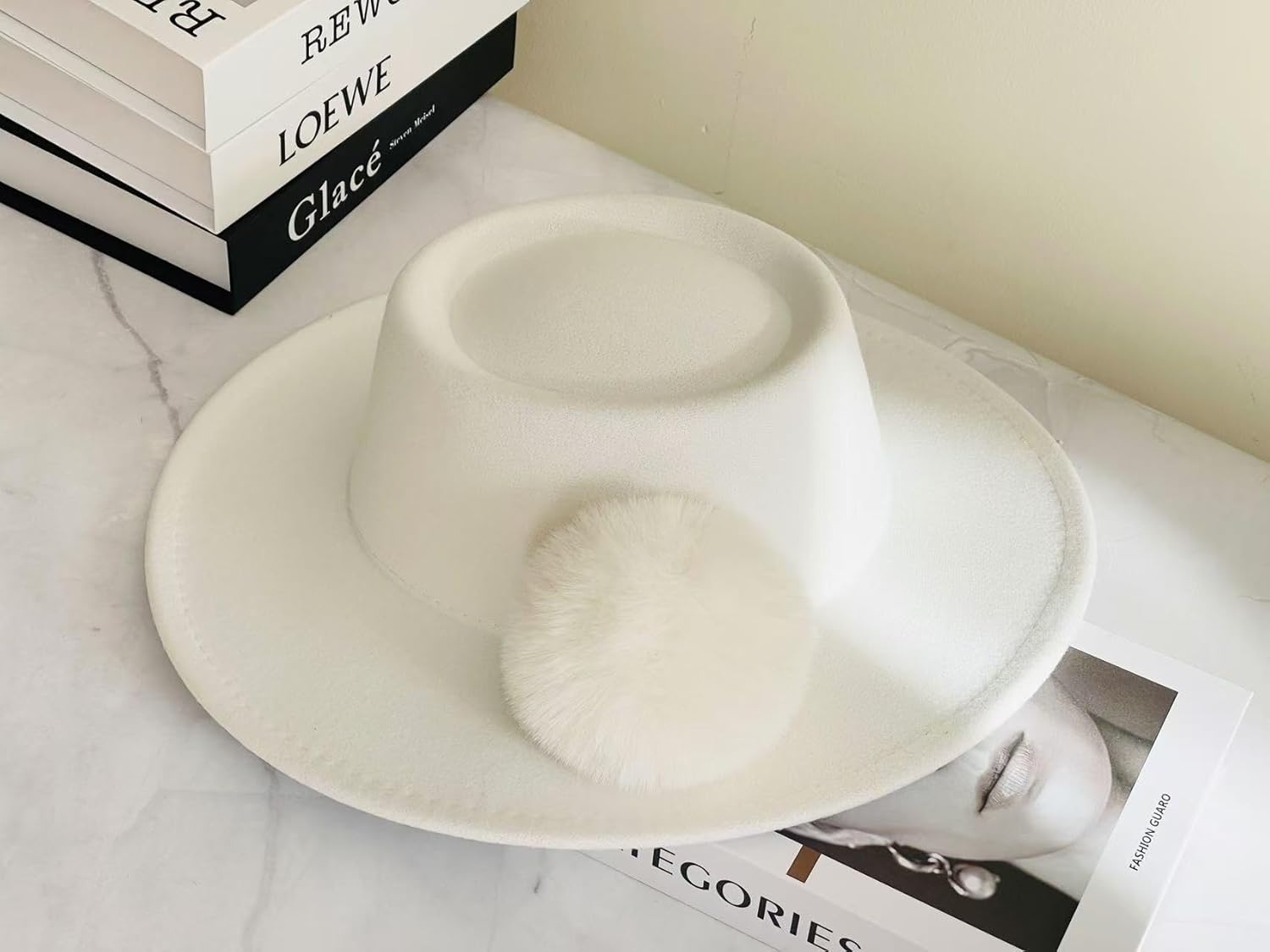 L'ouve Big Wide Brim Women Fedora Hat Women Vintage Warm Wool Panama Hat Felt Jazz Hat 2024 - Image 7