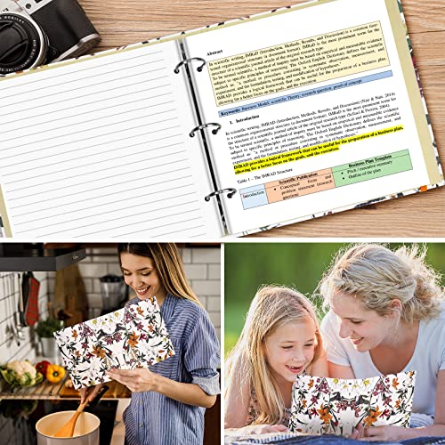 Mini classeur à trois anneaux compact adapté aux protecteurs de papier