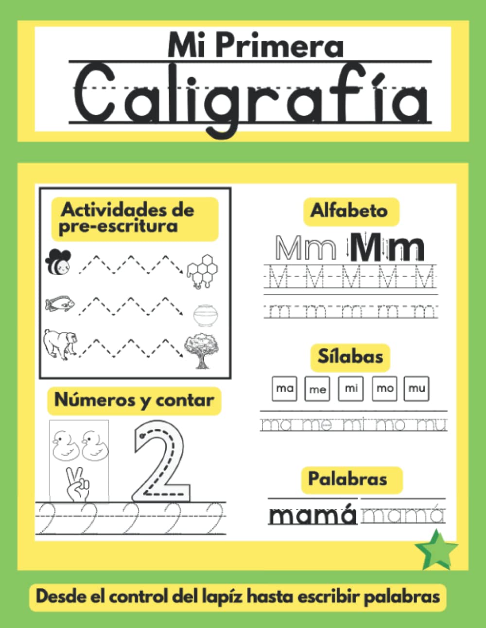 Buy Mi Primera Caligrafía Libro de prekínder en español para niños
