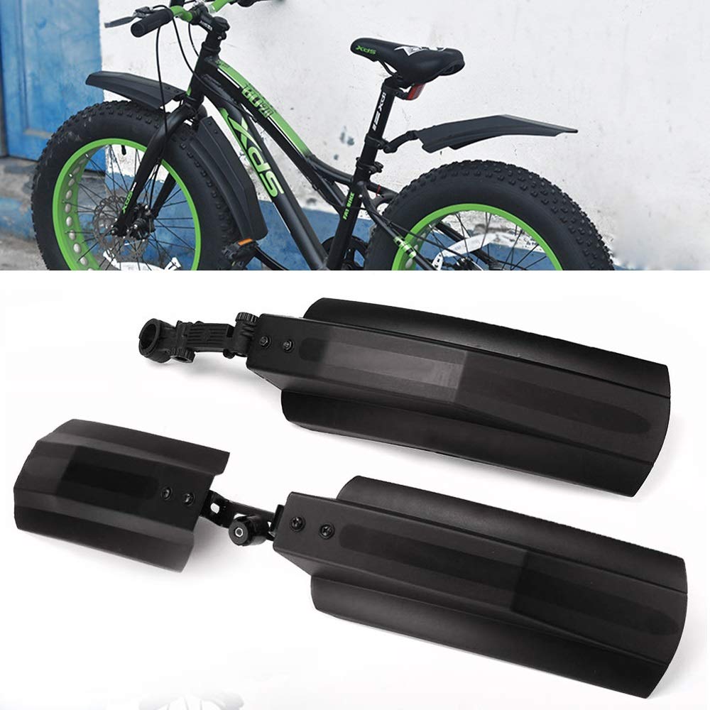 Garde-Boue de vélo, Garde-Boue pour vélo électrique, Garde-Boue Avant et arrière pour vélos de 20 et 26 Pouces, VTT, Garde-Boue pour vélo