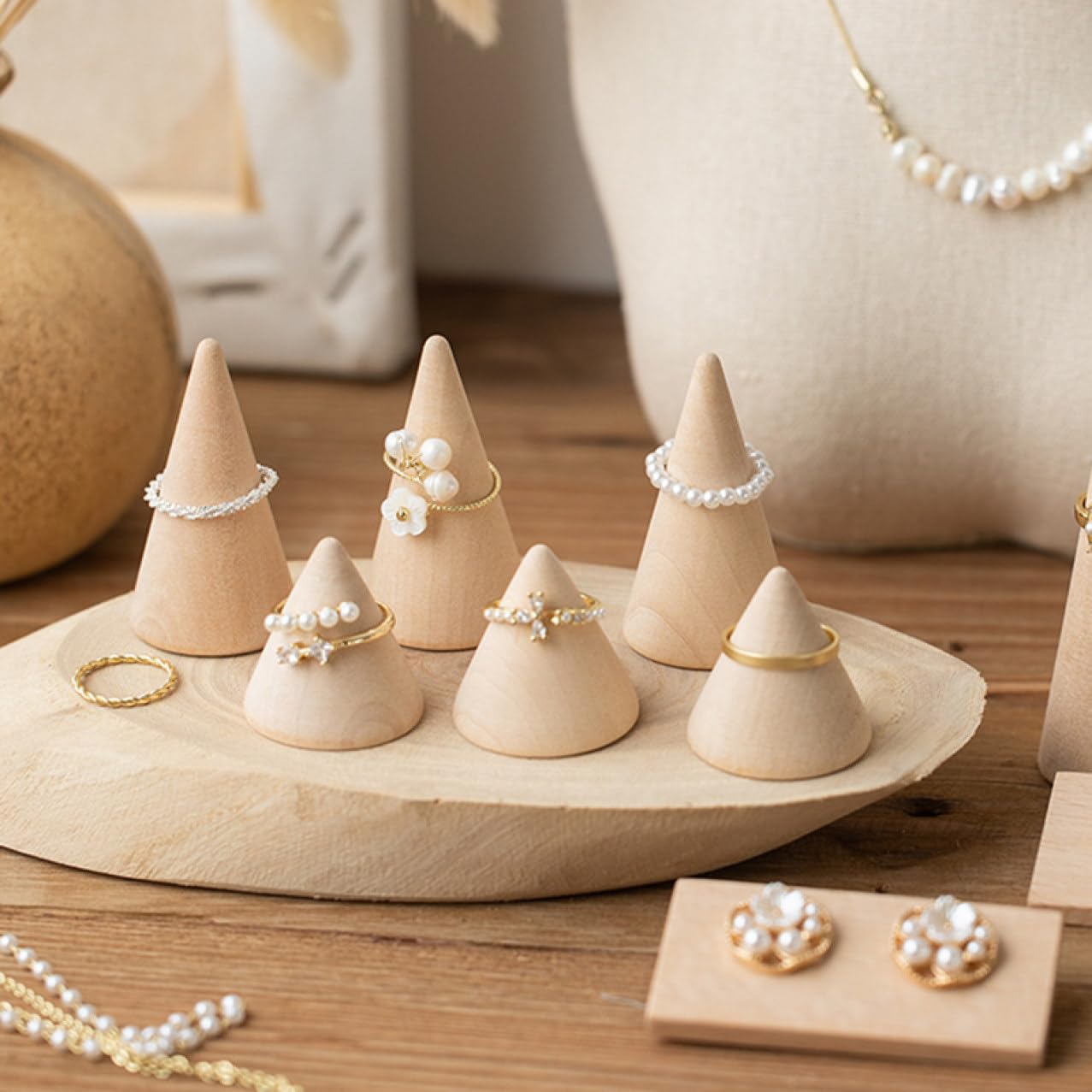 Amazon｜TMOQITO リングスタンド 同色3個セット 指輪スタンド リング