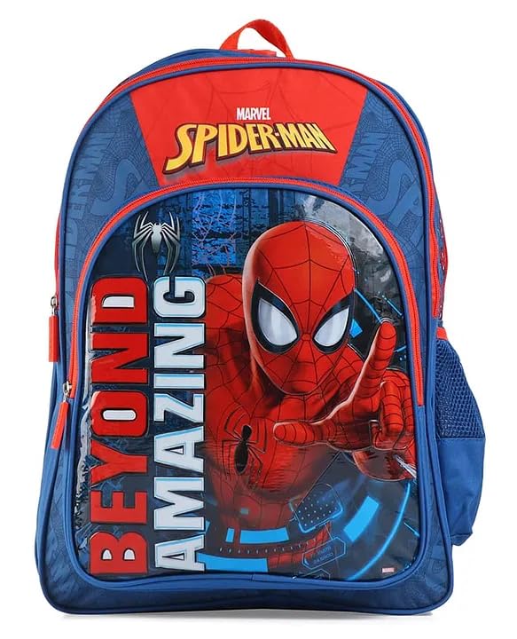 STRIDERS Spider-Man School Bag for Kids Spacious, Durable Rolling Backpack with Padded Comfortable Straps & Fun Design Perfect for School, Travel & Play STRIDERS Spider-Man School Bag for Kids Spacious, Durable Rolling Backpack with Padded Comfortable Straps & Fun Design Perfect for School, Travel & Play