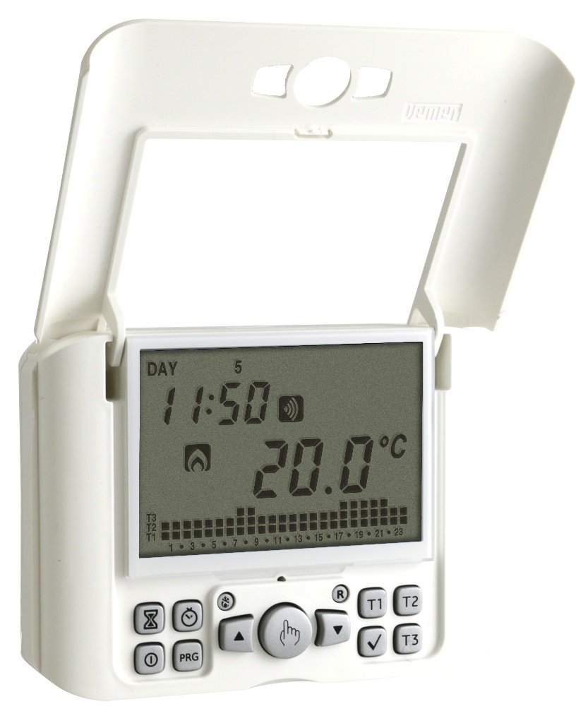 Cronotermostato Mithos Gsm Bianco Settimanale da Parete a Controllo Remoto via APP