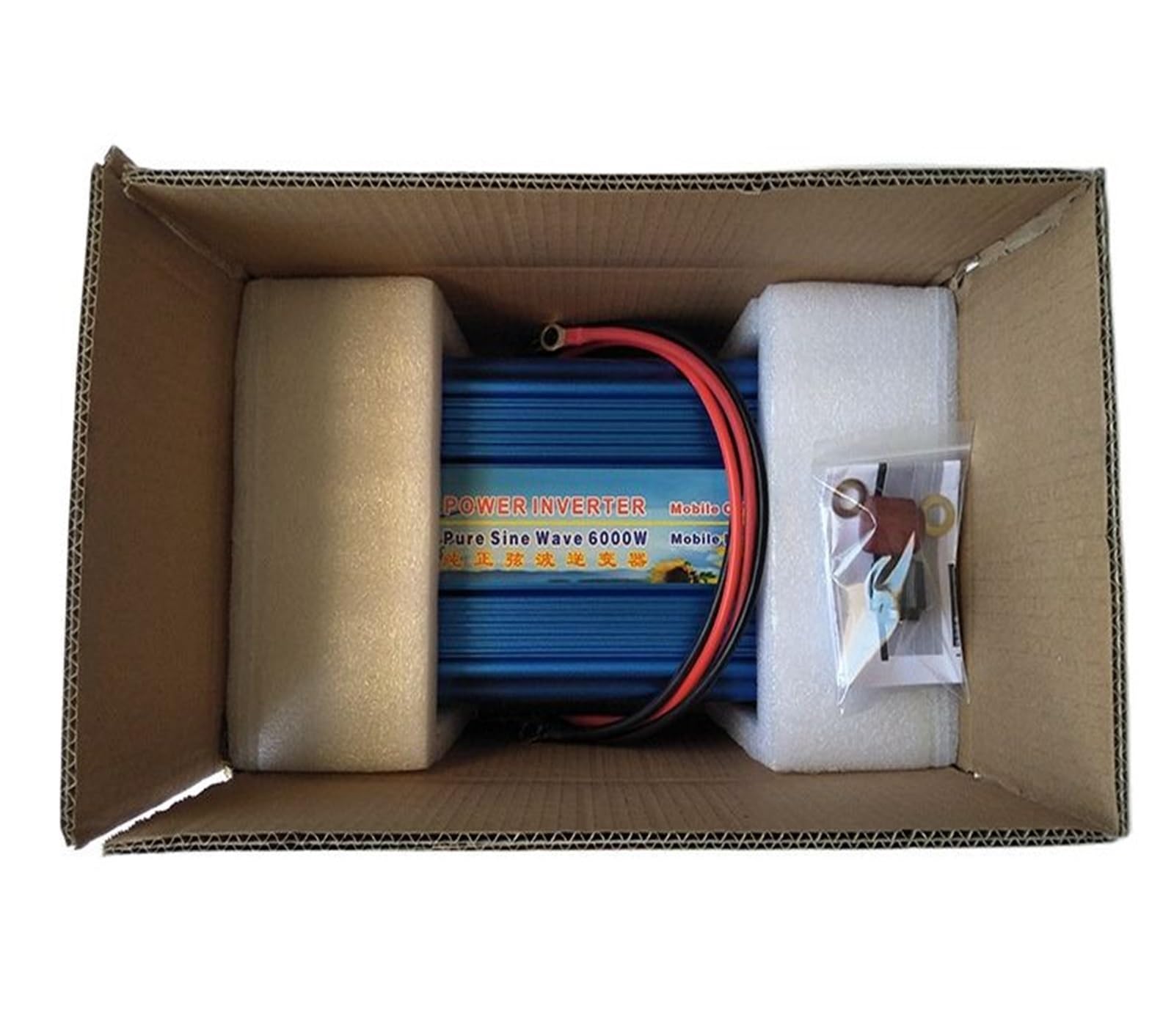 Inversor de Onda sinusoidal Pura con Pantalla Digital, 6000W, CC de 12V/24V/36V/48V a CA 100V/110V/120V/127V/220V/230V/240V 50HZ/60HZ(50HZ,12V-110-120V)