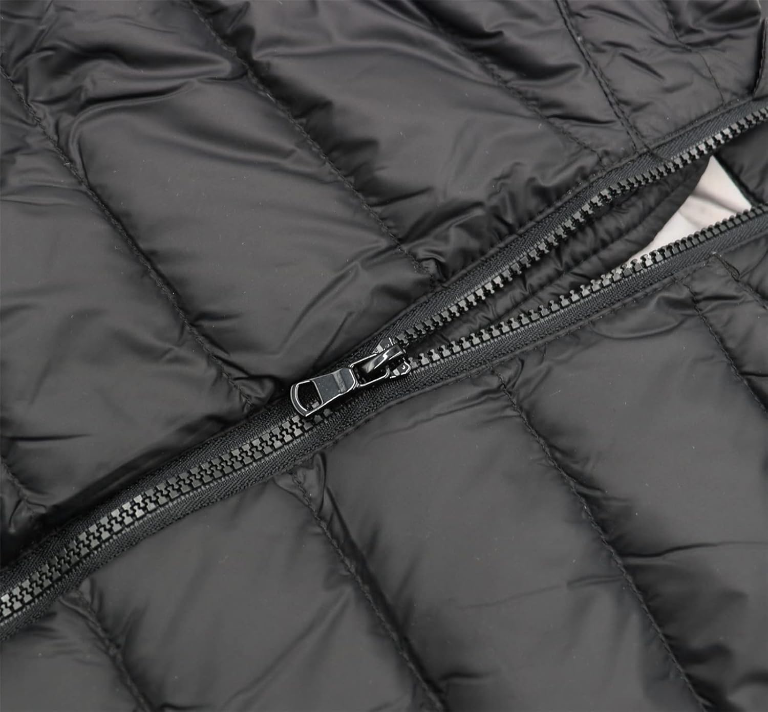 SK Studio Boys Girls' Light Weight Down Vest, Kids Lightweight Sleeveless Jacket, Boys Girls Puffer Down Vest Style 3 Black 160cm - Image 5